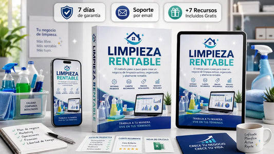 LIMPIEZA RENTABLE + 7 BONUS
